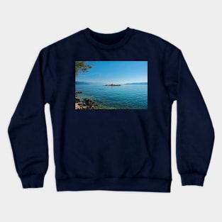 San Marino Island in Novi Vinodolski, Croatia Crewneck Sweatshirt